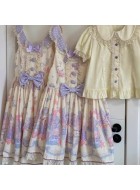 Good Night Mie Mie Ice Cream Rabbit Blouse, Salopette and JSK(Pre-Order/Full Payment Without Shipping)